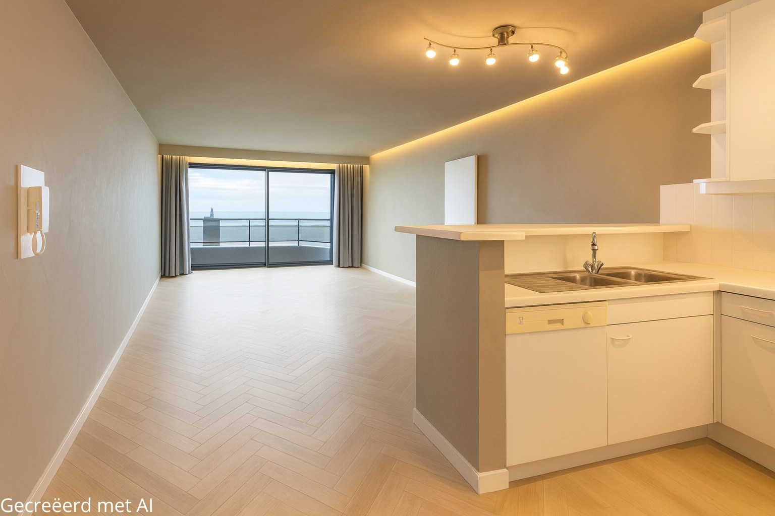 Appartement met frontaal zeezicht en twee slaapkamers - foto 4