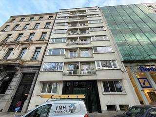 Ruim instapklaar gelijkvloersappartement in het stadscentrum op wandelafstand van de Theaterwijk, winkels, restaurants, scholen,...<br /><br />Indeling van het appartement:<br /><br />Inkomhal: +/- 12,5m²  op parket.<br />Woonkamer: +/- 41 m²  op parket.<br />Keuken: +/- 17m²  op tegels.<br /> - Afwasbak<br /> - Kastjes<br /> - Keramisch vuur met 4 bekken<br /> - Frigo met vriesvak, combi-oven, afwasmachine en dampkap.<br />Nachthal: +/- 15 m², op parket.<br />Slaapkamer 1: +/- 9m² op parket.<br />Slaapkamer 2: +/- 14m² op parket.<br />Slaapkamer 3:+/- 20m² op parket.<br />Badkamer: Ligbad met douchesproeier, douche, dubbele lavabo, hangtoilet.<br /><br />Centrale verwarming, mazout. Meters.<br />Dubbele  beglazing.<br />Algemene onkosten: € 250 per maand (inclusief verwarming en water, geen afrekening)<br />Videophone.