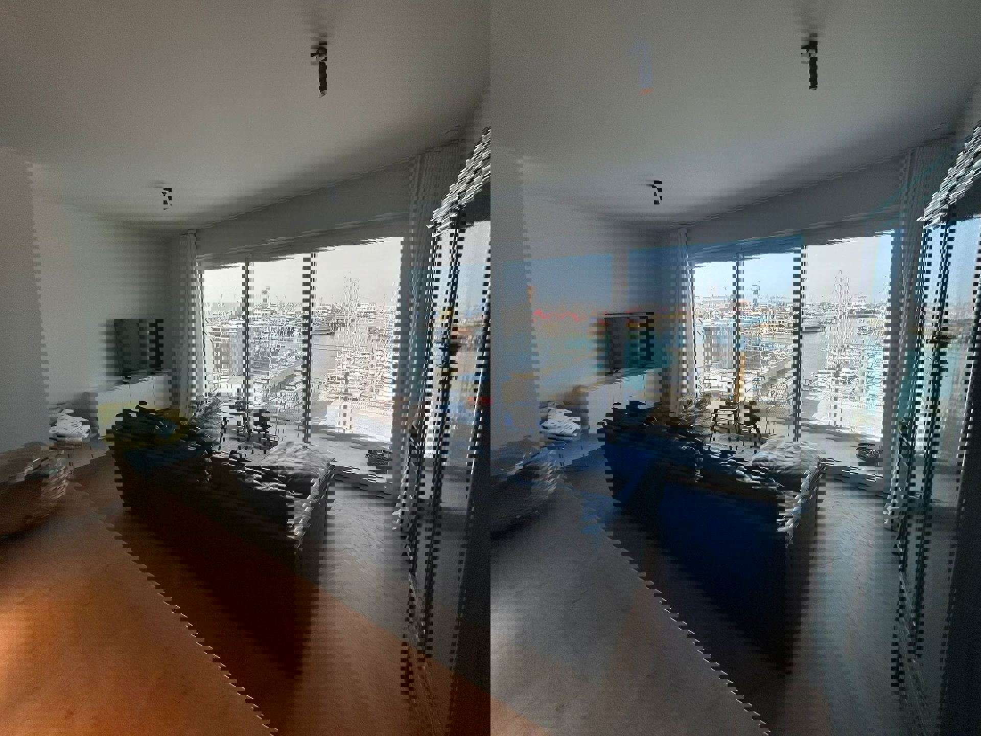 Gemeubeld appartment met frontaal zicht op de haven - foto 3