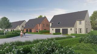INDELING VAN DE WONING<br /> GELIJKVLOERS* Inkomhal* Berging* Gastentoilet* Leefruimte met open keuken* Inpandige garage<br /> VERDIEP 1* 4 slaapkamers* Nachthal met zolderluik* Badkamer* Apart toilet<br /> ZOLDERVERDIEP* zolder