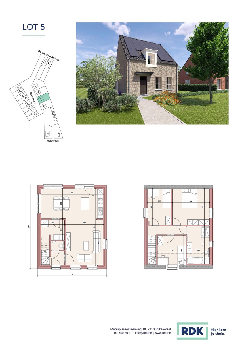Vrijstaand huis (3slk) met NO terras, tuin & carport - foto 2