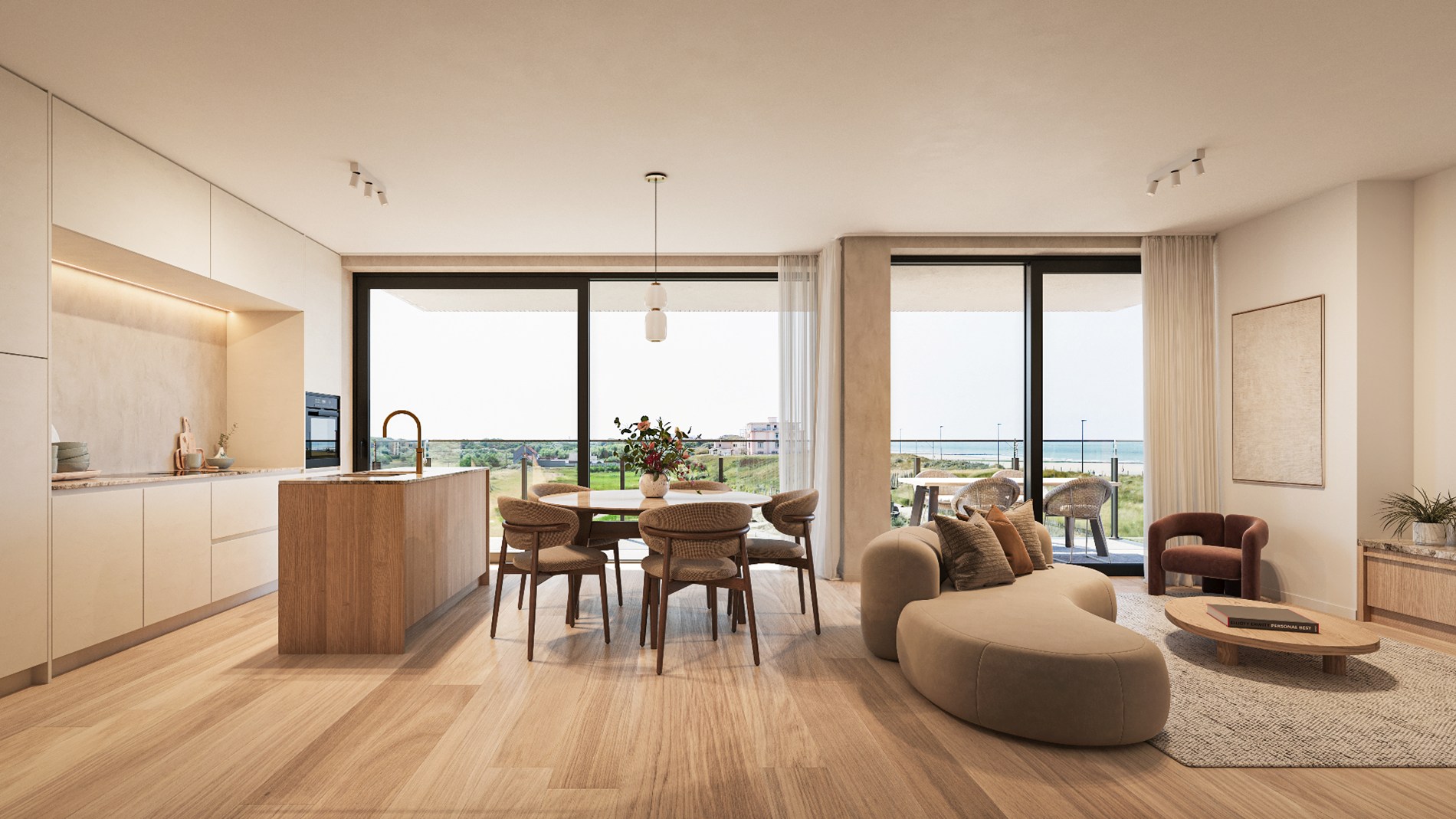 Exclusief nieuwbouwappartement met zongerichtterras en duin- en zeezicht! - foto 2