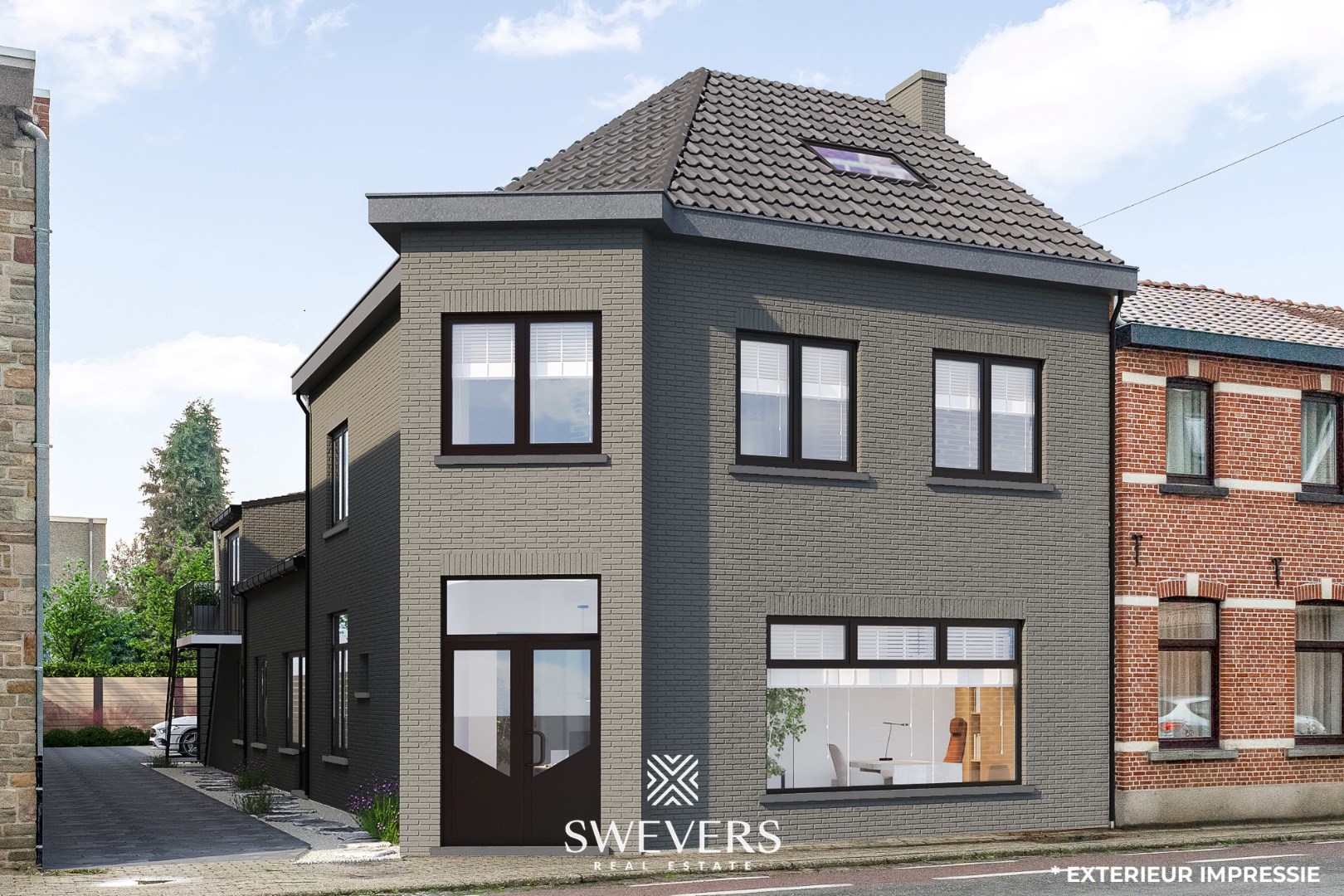Opbrengsteigendom - Handelszaak met 4 wooneenheden in hartje Koersel met gegarandeerde huuropbrengsten - foto 2