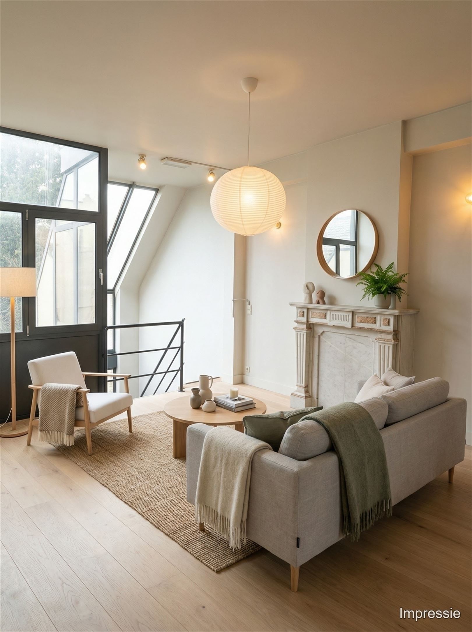 Handelspand met triplex appartement in centrum Mortsel. - foto 5
