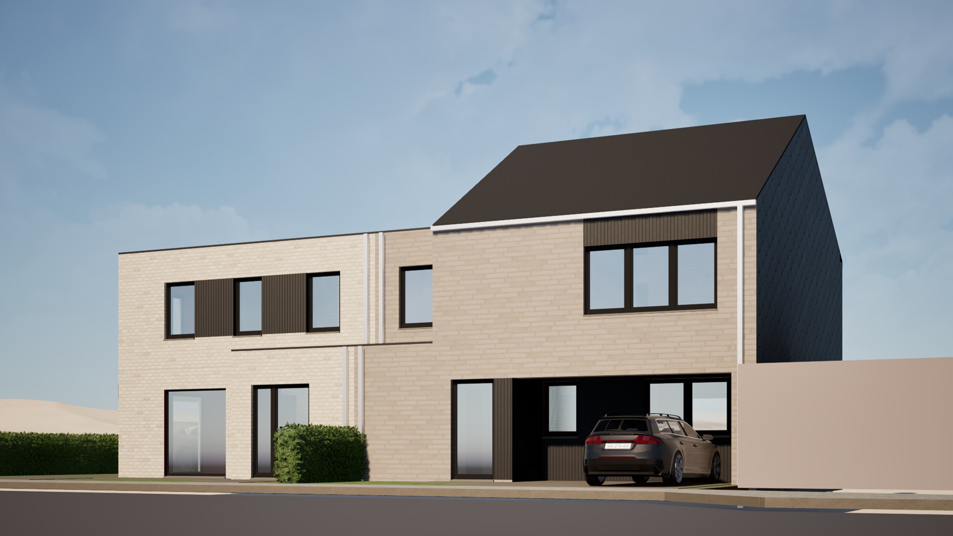 Halfopen bebouwing op toplocatie nabij het centrum te Eernegem - foto 1
