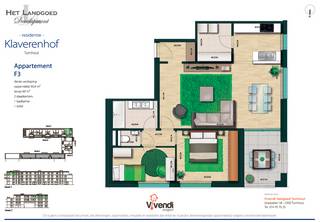 Recent en ruim appartement (95 m²) met terras en parkeerplaats – 3de verdiepingOp de derde etage bevindt zich dit recente, lichtrijke en ruime...
