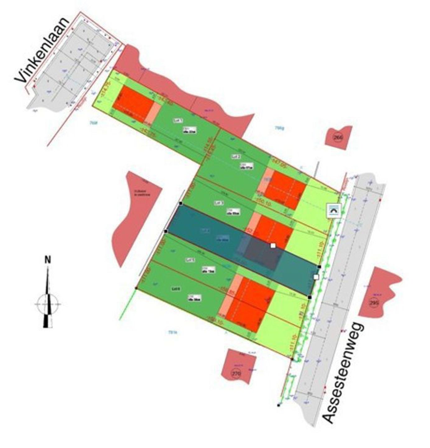 Bouwgrond (5a 88ca) voor halfopen bebouwing te Ternat! - foto 1