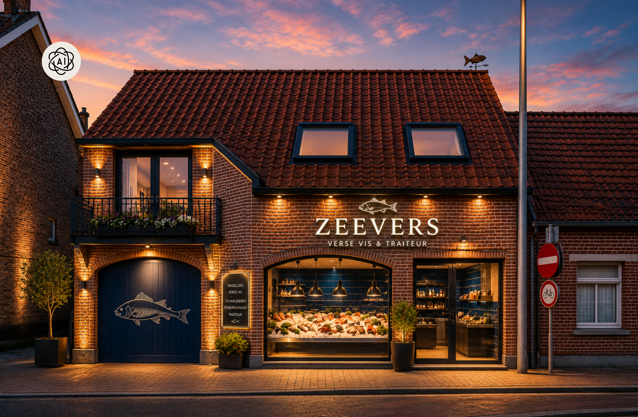 Overname viswinkel met woonst in centrum Berchem - foto 2