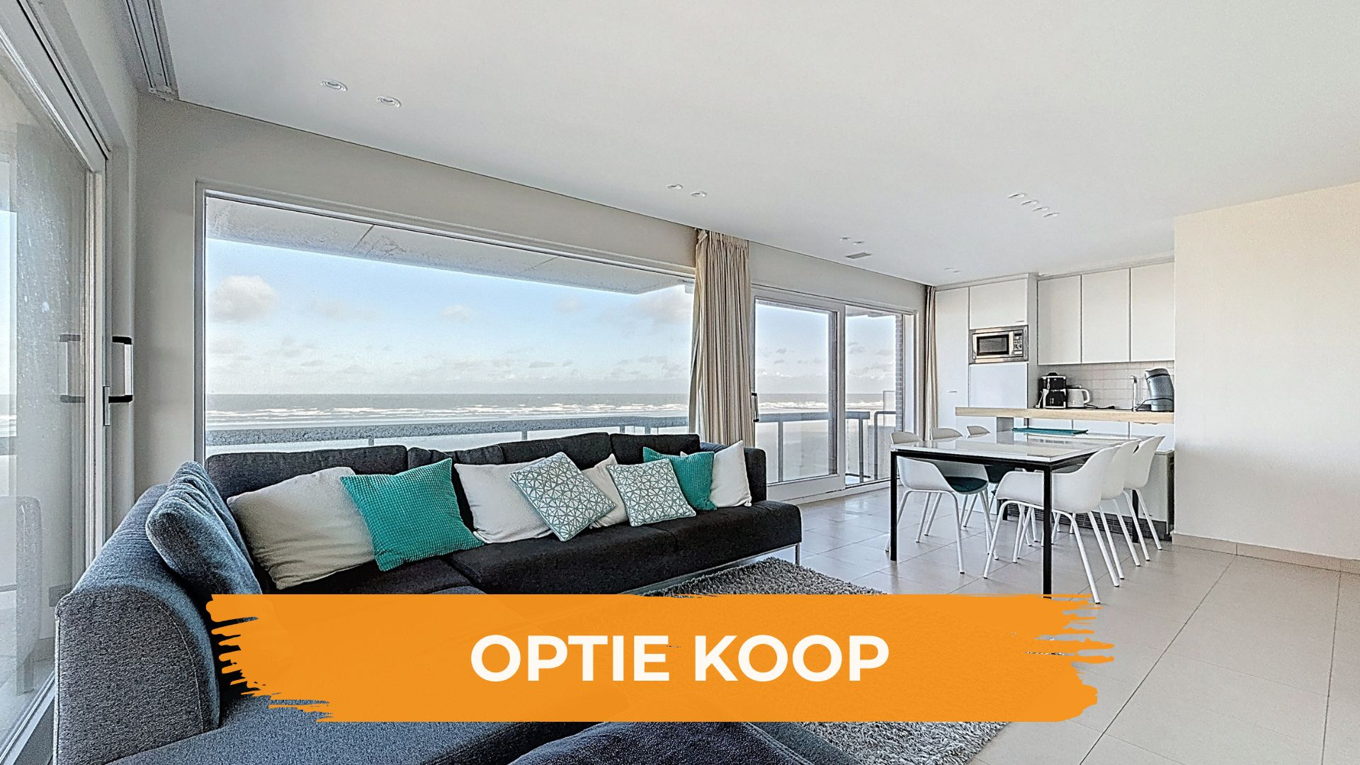 Ruim hoekappartement met zicht op zee - foto 1