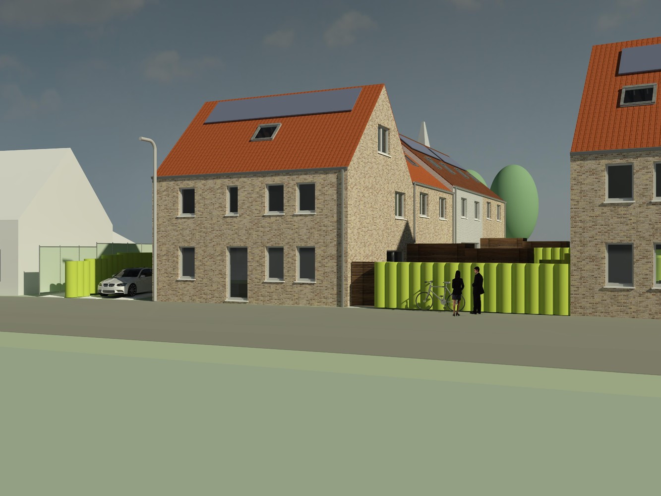 BEAUVOORDE: Woonomgeving De Lelie: 18 nieuwbouwwoningen in het landelijke en historische Beauvoorde - foto 2