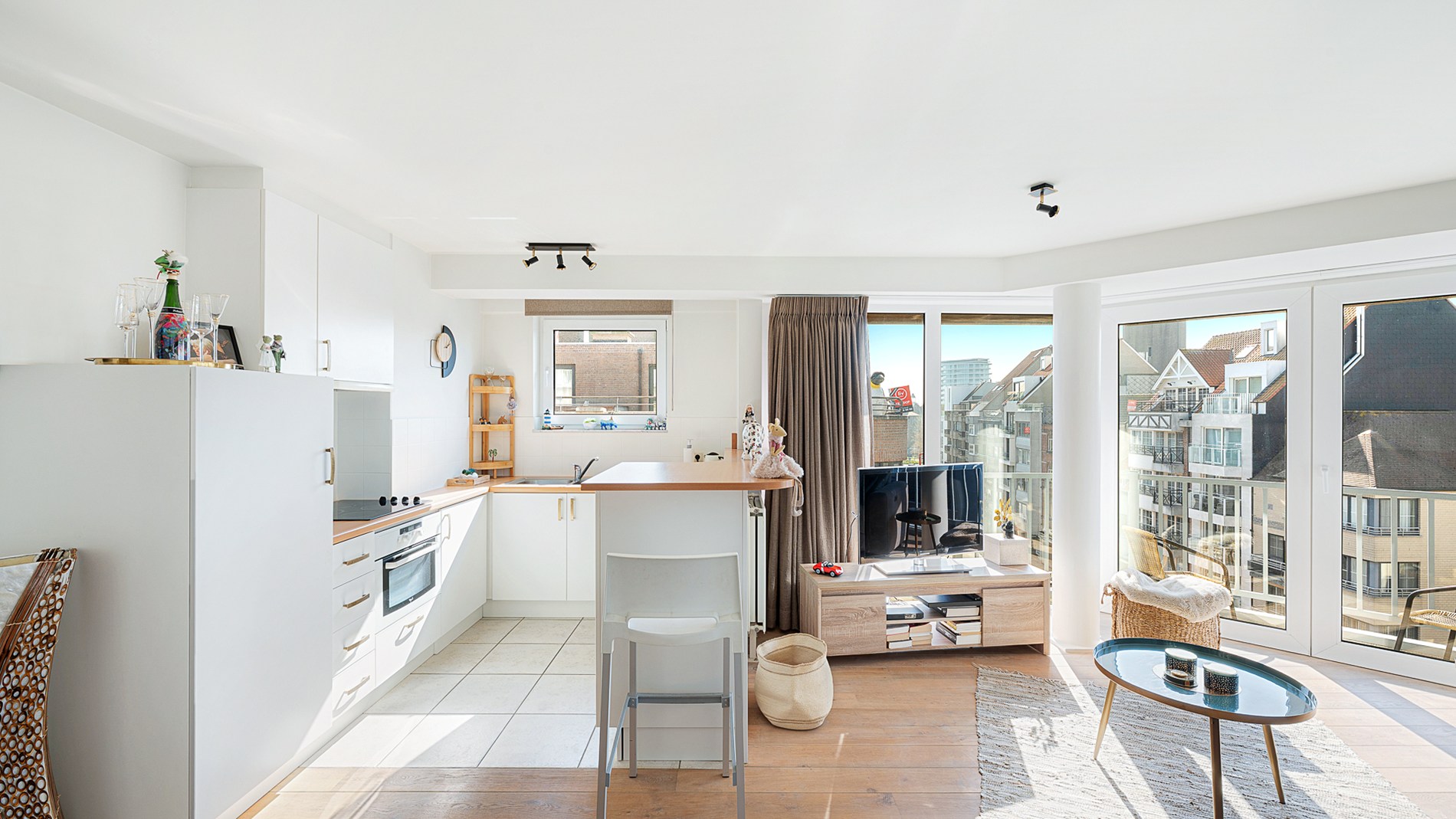 Zonnig hoekappartement met 2 slpks. te koop - foto 3