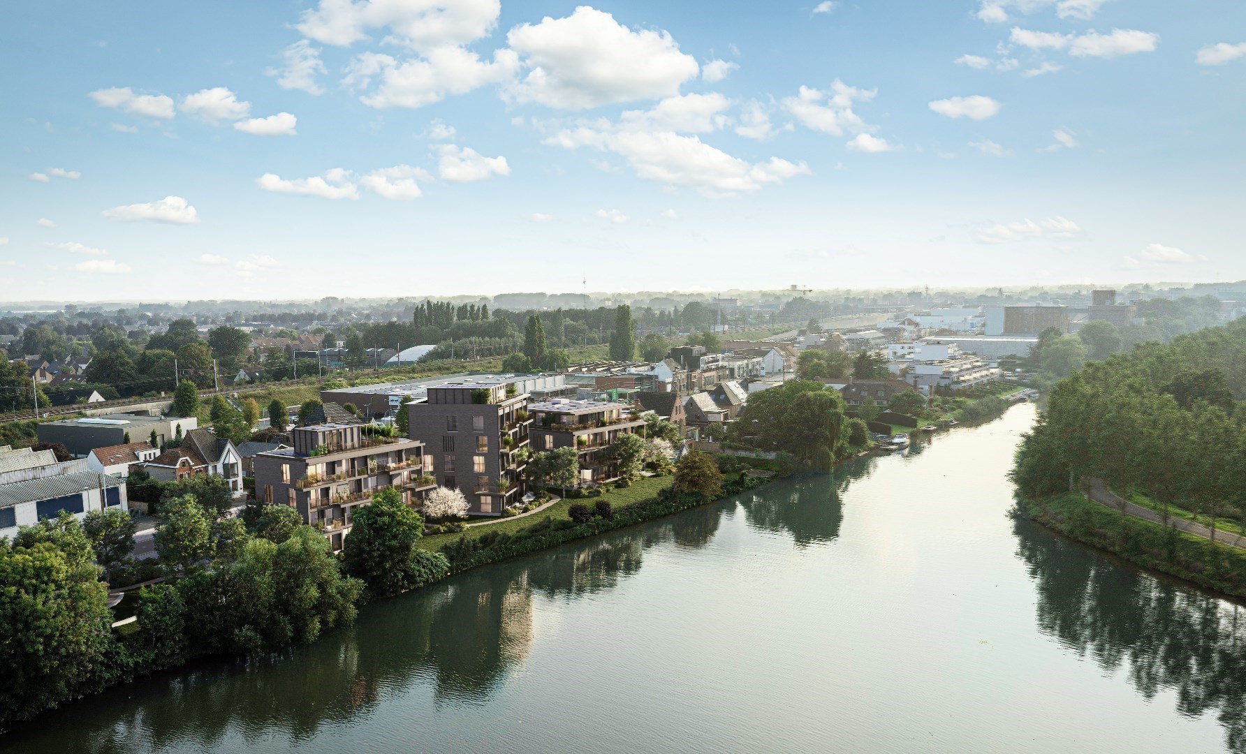 Appartement traversant avec vue sur la Lys - photo 2