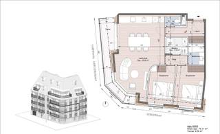 Ontdek dit aangename en lichtrijke hoekappartement, uitstekend gelegen in de stijlvolle Residentie Antoine aan de Kursaalstraat te Heist, op korte wandelafstand van het strand, winkels en tal van gezellige eet- en drinkgelegenheden.<br /><br />De leefruimte voelt ruim en open aan en baadt in het natuurlijke licht dankzij de grote raampartijen en de gunstige hoekligging. De open, volledig ingerichte keuken sluit hier mooi op aan en vormt één harmonieus geheel met de eet- en zithoek. Aansluitend geeft de leefruimte uit op het terras. <br /><br />Het appartement beschikt over twee volwaardige slaapkamers en is daardoor perfect geschikt als vaste woonst, tweede verblijf of interessante investering. Verder vindt u een moderne badkamer met inloopdouche, een apart toilet en een praktische berging met aansluiting voor was- en droogmachine. Er is tevens de mogelijkheid om de indeling aan te passen zodoende er twee badkamers aanwezig zijn. <br /><br />Daarnaast is er in het gebouw een gemeenschappelijke fietsenberging aanwezig.<br /><br />Interesse in dit appartement of meer info gewenst? Neem gerust contact op met Willem Cauwels via 050/89.27.70