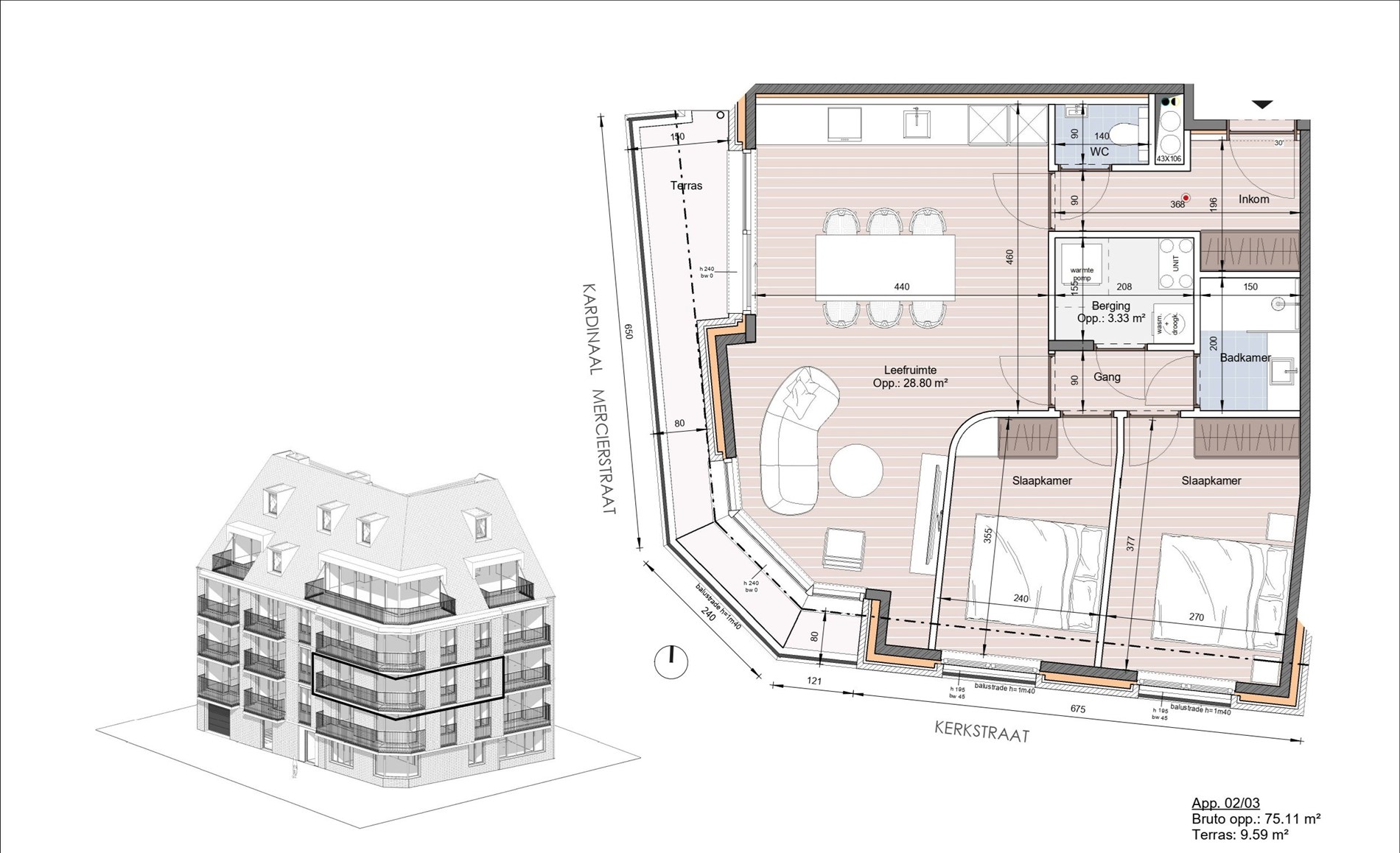 Uniek hoekappartement gelegen in Res. Antoine - foto 3