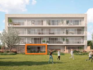 gelijkvloers appartement met 2 slaapkamers. Ruim terras met zuid-oriëntatie en zicht op de groenzone. Ondergrondse parking en ruime individuele fietsenberging aanwezig.<br />📞 014 48 01 62 ✉️ info@matexi.be 💻 matexi.be/geel-laar