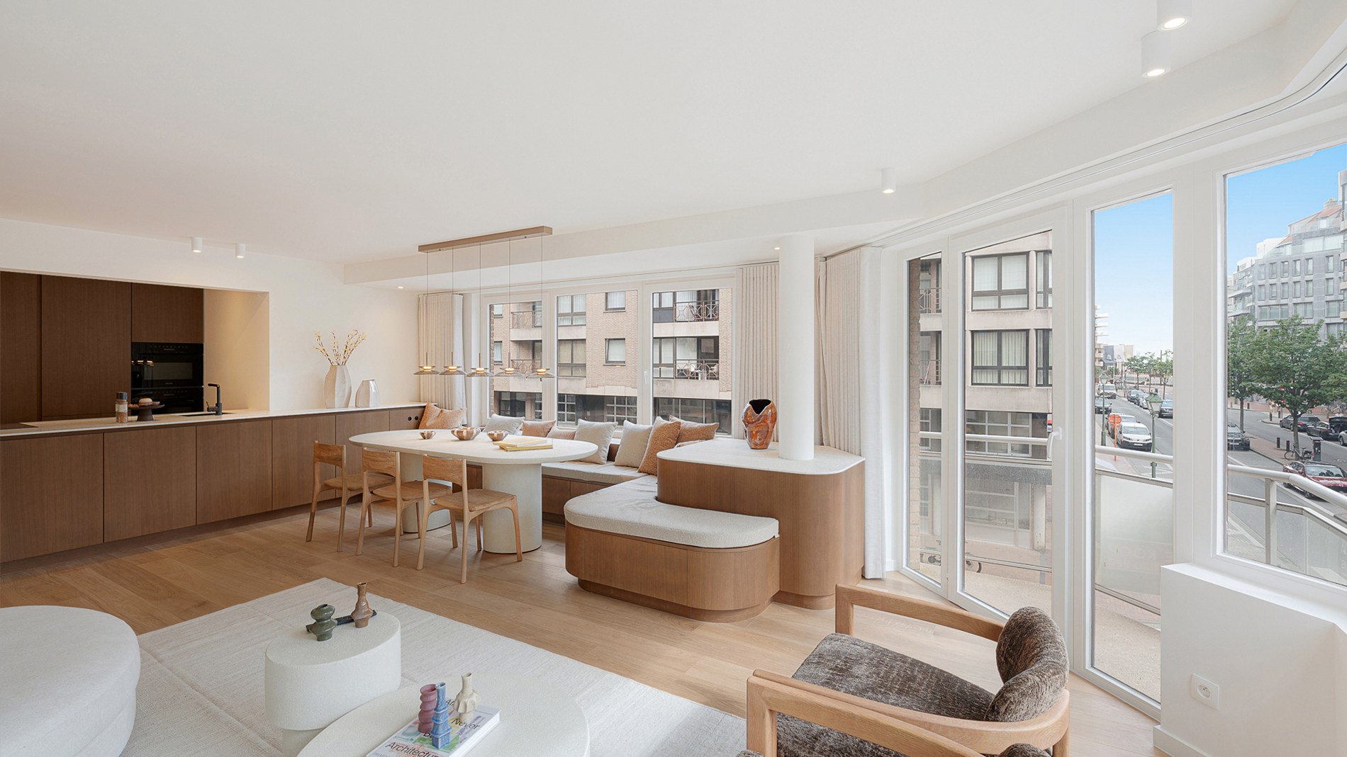 Magnifiek gerenoveerd hoekappartement met 3 slpks. - foto 5