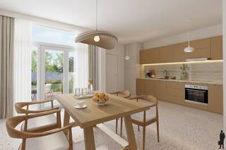 Prachtig gelijkvloersappartement met tuinGelijkvloers appartement van ca. 77m² ontworpen door interieurarchitect Sarah Gomperts in één van de mooiste...