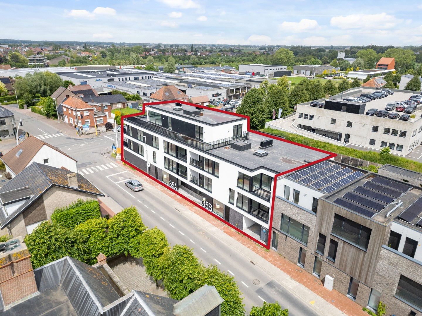 Prachtig lichtrijk en ruim (116 m²) nieuwbouw 2-slpk appartement met (zonne)terras(en), Kortemark - foto 1