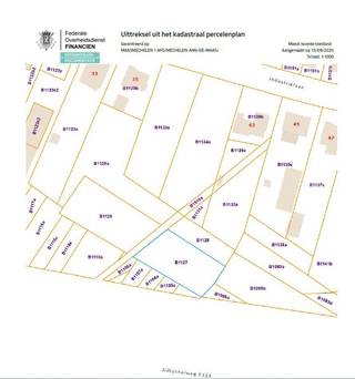 GROND OP EEN PERCEEL VAN 08A60CA TE MAASMECHELENINFO BESTEMMING GEWESTPLAN- Ambachtelijke bedrijven en kmo's.- Aan te leggen hoofdverkeerswegen.-...