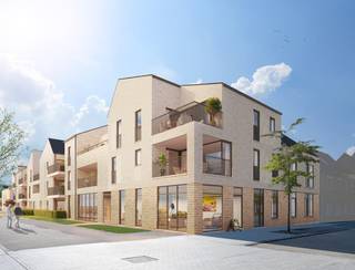 Appartement de 2 chambres récemment construit à vendre dans le centre de Zedelgem. L'emplacement à côté du parc municipal et toutes les commodités accessibles à pied en font une opportunité immobilière unique. Le Residentie Leenhof bénéficie d'un emplacement idéal, entouré par Kerkplein et Burgemeester Joseph Lievensstraat. Ce nouveau projet de construction à Zedelgem surplombe un parc municipal avec un étang et offre le meilleur des équipements municipaux décents combinés à la tranquillité d'un village.Disposition de l'appartement B203 :- Hall d'entrée avec toilettes invités- salon spacieux avec cuisine ouverte et terrasse orientée sud- salle de nuit- salle de bain avec douche à l'italienne, toilettes et meuble à double vasque- chambre 1- chambre 2Les appartements sont tournés vers l'avenir et certifiés BEN, avec chauffage par pompe à chaleur. Cela garantit de faibles factures d'énergie. Vous bénéficiez d'une finition de haute qualité tout en ayant votre mot à dire sur les matériaux. Si vous recherchez un appartement neuf à vendre avec une vue dégagée, ne cherchez pas plus loin et contactez votre agent Dewaele dès aujourd'hui.