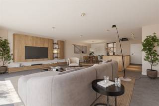 <p><span>BEN-woning, momenteel in afwerkingsfase en gelegen in een rustige éénrichtingsstraat, is ideaal voor thuiswerkers. Met een garage van ca. 29 m², parkeergelegenheid voor drie wagens op de oprit, een bureauruimte op het gelijkvloers en een wachtleiding voor een laadpaal is deze woning volledig klaar voor de toekomst. U verzekert zich van een hoogstaande technische afwerking: 6 zonnepanelen, warmtepomp met algemene vloerverwarming, op elk verdiep een berging, 3 hangtoiletten, ventilatiesysteem D, gelijmde gevelstenen (Marono rood), composietbekleding op de trappen, internet in alle kamers, hybride omvormer, etc. Via een stijlvolle stalen glazen deur betreedt u de ruime leefruimte met open keuken en kookeiland (met twee zitplaatsen). De uitgeruste keuken beschikt over een kookplaat, dampkap, microgolfoven, combi-stoomoven, vaatwasser en koelkast. Via het zwarte alu-schuifraam, kijkt u uit op een betegeld terras en een tuin met grasveld met zwarte draadafsluiting. De fundering voor een tuinhuis is al voorzien. Ieder van de verdiepingen herbergt een badkamer. Op de 1e verdieping omvat ze een inloopdouche met glazen wand, een halfvrijstaand bad en een meubel met kolomkast. Op de 2e verdieping is de badkamer met veluxraam groot genoeg voor een inloopdouche, een hangtoilet en een meubel met spiegel. 4 van de 5 kamers zijn groot genoeg voor een dubbel bed. Let op het groene uitzicht vanuit de kamers en de tuin, waarbij u ook de kerktoren kunt zien. U geniet hier van de stilte en bevindt zich op slechts enkele stappen van het centrum: een ideale combinatie.</span></p>