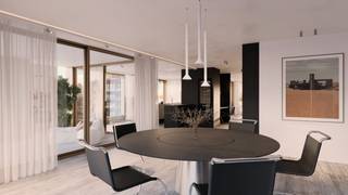 <p><span>Genesteld tussen het water van de Schelde en het Bonapartedok vindt Friendship Residence haar plek, als een eerbetoon aan de rijke geschiedenis van deze bijzondere locatie. Hier smelt het levendige ritme van de stad samen met de rust van het water.</span><br /><span><br />Voor het ontwerp van Friendship Residence bundelden het Antwerpse bureau HUB Archi- tecten en het Londense DRDH Architects lokale voeling en internationaal perspectief.</span><br /><br />De uitstraling van Friendship Residence is van buitenaf meteen indrukwekkend. Hoogwaardige gevels met groene accenten, verfijnde detaillering en royale raampartijen vormen een esthetische verrijking voor de omgeving. Er is bewust gekozen voor minerale materialen die de locatie eer aandoen, variërend van de kenmerkende pakhuisstijl tot stadsgebouwen met baksteenaccenten.<br /><br />Die kwaliteit voelt u tot in de kleinste details bij aankomst. Via de luxueuze inkompartijen betreedt u de gebouwen, een stijlvolle overgang van de stad naar uw persoonlijke haven.<br /><br />Voor het ontwerp van de royale binnentuin tekende de gerenommeerde landschapsarchitect Erik Dhont. Met internationale realisaties én als laureaat van de prestigieuze wedstrijd voor de nieuwe paleistuinen in Brussel, staat dit bureau garant voor een ontwerp van koninklijke klasse.<br /><br />De charme van deze verborgen oase nodigt uit tot vertragen en beleven. Een samenspel van bloemen, struiken en bomen creëert een luwte die het tempo van de stad even doet vergeten. Natuurstenen paden leiden u langs een spiegelvijver, met rustpunten om te genieten van zon en schaduw.</p>
<div>
<div>
<div>
<div>
<div>
<div>
<div>
<div>
<div>
<div>
<div>
<div>
<div>
<div>
<div>
<div>
<p><span>Vanuit blok B ervaart u adembenemende, panoramische zichten over de Scheldebocht, historische havenkranen en de prachtige binnentuin. Zowel verfijnde appartementen van 95 m2 als riante residenties tot 426 m2 geven blok B vorm. Allen pakken ze uit met optimale oriëntaties en weidse hoekterrassen voor spectaculaire zonsondergangen. </span></p>
<p><span>Kom tot rust in de omvangrijke leefruimtes die het geheel extra royaal doen aanvoelen. De luxueuze raampartijen zorgen vervolgens voor een uitzonderlijke lichtbeleving, waar daglicht zacht binnenvalt en elke ruimte een warme uitstraling krijgt.</span></p>
<p><span>Parking aan te kopen vanaf 45.000 euro</span></p>
</div>
</div>
</div>
</div>
</div>
</div>
</div>
</div>
</div>
</div>
</div>
</div>
</div>
</div>
</div>
</div>