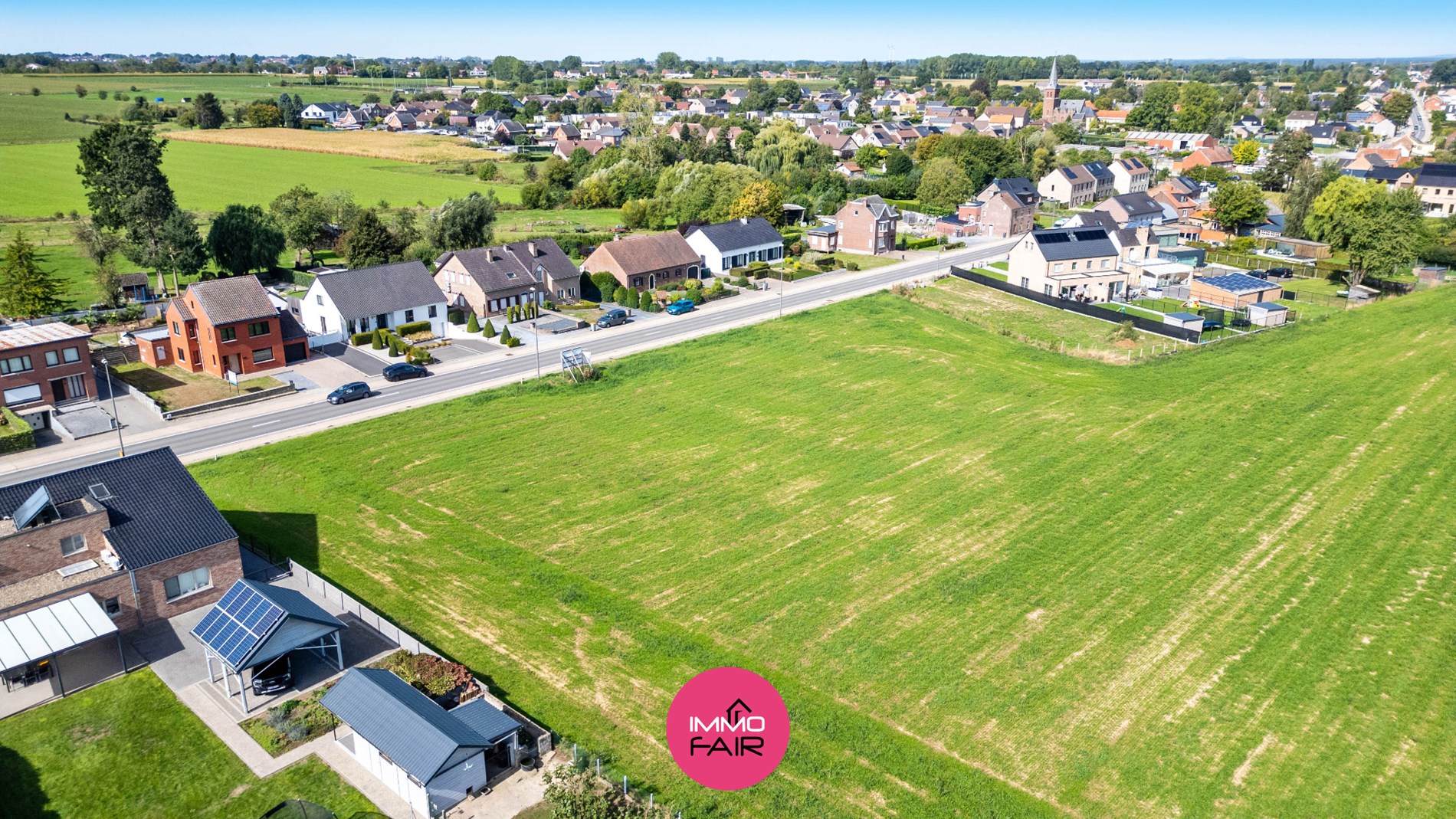 Bouwgrond van 517 m² voor halfopen bebouwing met zicht op de velden - foto 5