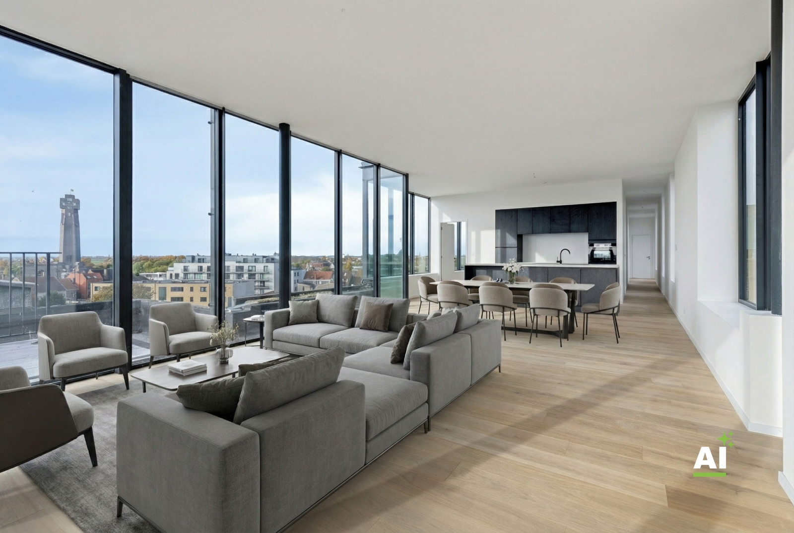 Penthouse Bloemmolens, waar architectuur en karakter samenvloeien - foto 1