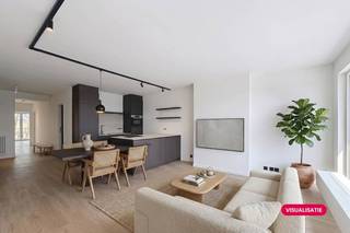 Cet appartement prêt à emménager et entièrement rénové à vendre à Zeebruges offre une expérience de vie amusante sur la côte belge. Grâce à son emplacement au troisième étage, vous pourrez profiter d'une vue dégagée et admirer directement le port de plaisance animé.Le bâtiment a été aménagé avec le souci du détail et dispose d'une cuisine moderne entièrement équipée qui s'intègre parfaitement dans l'espace de vie lumineux. Grâce à ses trois chambres et ses deux salles de bains, cette propriété est idéale pour une résidence permanente, une résidence secondaire généreuse ou comme investissement.L'un des principaux avantages de cet appartement à Zeebruges est son excellente connexion avec les villes environnantes. Grâce à la proximité du tramway côtier, vous pouvez vous déplacer sans effort sur l'ensemble du littoral belge. Vous êtes donc à deux pas de la ville branchée de Knokke-Heist, tandis que la ville balnéaire animée de Blankenberge est également facilement accessible.Disposition :- espace de vie lumineux avec vue dégagée- cuisine ouverte et entièrement équipée- toilettes pour invités- chambre principale avec salle de bain attenante- chambre 2- chambre 3- 2ème salle de bain avec toilettes supplémentaires- débarras avec raccordement pour machine à laverDe plus, il y a un sous-sol privé et un local à vélos commun. Offre idéale pour ceux qui recherchent un appartement avec vue dégagée (sur la mer) !Vous souhaitez plus d'informations ou vous souhaitez une visite ? Veuillez contacter le responsable des fichiers Arne Vandierendonck au 0493 25 35 85 ou à arne.vandierendonck@dewaele.com. Les images générées par l’IA sont fournies en guise d'inspiration. Elles ne tiennent pas compte des spécifications techniques, ni des renseignements urbanistiques, ni des possibilités concrètes de réalisation.Registre des mesures: en cours de demande