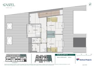 <p>Ontdek <strong>Residentie "</strong><b>CASTEL"</b>, een kleinschalig en stijlvol nieuwbouwproject in het hart van Kasterlee. <br /><br />Onder de kerktoren en op wandelafstand van winkels, horeca en dorpsvoorzieningen is het hier genieten van comfortabel wonen met alles vlakbij. <br />Het project omvat <strong>9 energiezuinige appartementen</strong> met 1, 2 of 3 slaapkamers, waaronder ruime duplexappartementen, en <strong>2 casco handelsruimtes</strong> op het gelijkvloers.<br />Dankzij de hoogwaardige afwerking, veel lichtinval, E-peil E20, zonnepanelen, warmtepompen, vloerverwarming én vloerkoeling is residentie Castel helemaal klaar voor de toekomst. <br />De centrale ligging combineert dorpsgezelligheid met vlotte verbindingen richting Geel, Turnhout en Herentals, én natuur in de onmiddellijke omgeving.<br /><br /><strong>APPARTEMENT </strong>9 is een duplexappartement en situeert zich op de 2de en 3de verdieping. Het heeft een bruto bewoonbare oppervlakte van 142,28m². Het omvat o.a. 3 slaapkamers en een terras van 8,70m².<br /><br />Privé parkeerplaatsen, carports & bergingen zijn beschikbaar en zijn bij aan te kopen tegen meerprijs.<br />Parkeerplaats: 8.000€ - 10.000€<br />Carports: 14.900€<br />Berging: 5.400€ - 7.400€<br /><br />De fotorealistische beelden geven een weergave van een mogelijke inrichting - hier kunnen evenwel geen rechten uit geput worden.</p>
<p><strong>Castel: centraal, duurzaam en zorgeloos wonen in Kasterlee.</strong></p>
