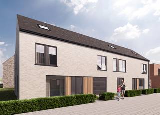 Deze woning maakt deel uit van het vernieuwende woonproject ‘Roobaertpark’, een rustige en verkeersarme buurt aan de stadsrand met veel aandacht voor groen en open ruimte. Dankzij de aansluiting op het stadswarmtenet ben je bovendien niet langer afhankelijk van fossiele brandstoffen zoals aardgas.<br /><br />Lot 50 betreft een gesloten bebouwing op een perceel van 160 m², met toegang langs een tuinpad achteraan. De tuinomheining met poortje is inbegrepen, evenals een private parkeerplaats.<br />Op het gelijkvloers bevinden zich een inkomhal, apart toilet, lichtrijke leefruimte, open keuken met kookeiland en een ruime berging. De eerste verdieping telt drie volwaardige slaapkamers, een volledig ingerichte badkamer met inloopdouche en dubbele lavabo, en een extra apart toilet. De zolderverdieping is bereikbaar via een tweede vaste trap en kan perfect dienen als vierde slaapkamer, bureau of hobbyruimte.<br /><br />Ook lot 49 en lot 51 zijn momenteel nog beschikbaar. Deze twee halfopen bebouwingen bieden dezelfde kwalitatieve afwerking.<br /><br />Verder beschikt de woning over een aangename tuin en is ze gelegen in een doodlopende straat met groenzone, ideaal voor gezinnen met kinderen. De woning wordt aangeboden inclusief ingerichte badkamer, bevloering, zonnepanelen en vloerverwarming.<br /><br />* Prijs excl. btw en kosten.<br />* Afbeeldingen en oppervlaktes zijn indicatief.<br /><br />Bekijk zeker de modelwoning op onze website:<br />https://www.vastgoedzebra.be/te-koop/moderne-nieuwbouwwoning-nabij-stadsrand-roeselare-0<br /><br />Een vrijblijvend gesprek over dit project is mogelijk bij ons op kantoor.<br /><br /><strong>Ook wild geworden van deze thuis?<br />Twijfel niet langer en leg vandaag nog uw bezoek vast!</strong>