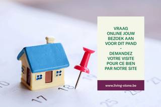 Plan je afspraak via www.living-stone.beNieuwbouw woning met 4 kamers, 2 badkamers en tuin.Deze woning omvat op het gelijkvloers een inkomhal met...
