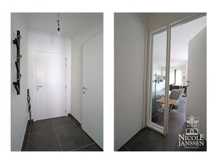 Ontdek dit instapklaar appartement op de eerste verdieping met een toffe indeling. Je geniet hier van een gezellige leefruimte met open keuken, één slaapkamer en een zonnig, deels overdekt terras aan de achterzijde.<br />Extra troeven zijn de private kelderberging en de ondergrondse autostaanplaats.<br />Het appartement ligt in de rustige en mooi gelegen residentie 'De Groene Wal' in Maaseik. Je woont hier centraal in de binnenstad op wandelafstand van de markt en winkels. Een bijkomend pluspunt is de gemeenschappelijke binnentuin, waar je in alle rust kan vertoeven. <br /><br />=> Eerste verdieping<br />- Ruime inkomhal met gastentoilet met fonteintje<br />- Lichtrijke leefruimte met gezellige zithoek en open keuken<br />- De leefruimte is voorzien van tegelvloer vloerverwarming<br />- De keuken is praktisch ingedeeld <br />- Groot schuifraam met toegang tot het overdekt terras<br />- Ruime slaapkamer met aansluitend de badkamer<br />- Badkamer met betegelde inloopdouche en dubbele lavabo in badkamermeubel<br />- Praktische berging met aansluiting voor wasmachine<br />- Gezellig overdekt terras aan de achterzijde met zicht op de binnentuin<br /><br />=> Indeling<br />- Eerste verdieping: inkomhal, gastentoilet, woonkamer met open keuken, praktische berging/wasplaats, slaapkamer, badkamer, overdekt terras <br />- Kelder: autostaanplaats nr. 12, kelderberging nr. 1.08