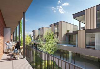 Geweldig lichtrijk 3-slpk appartement met 42m² woonruimte. Warmtepomp, zonnepanelen, vloerverwarming en recuperatie van regenwater voor het...