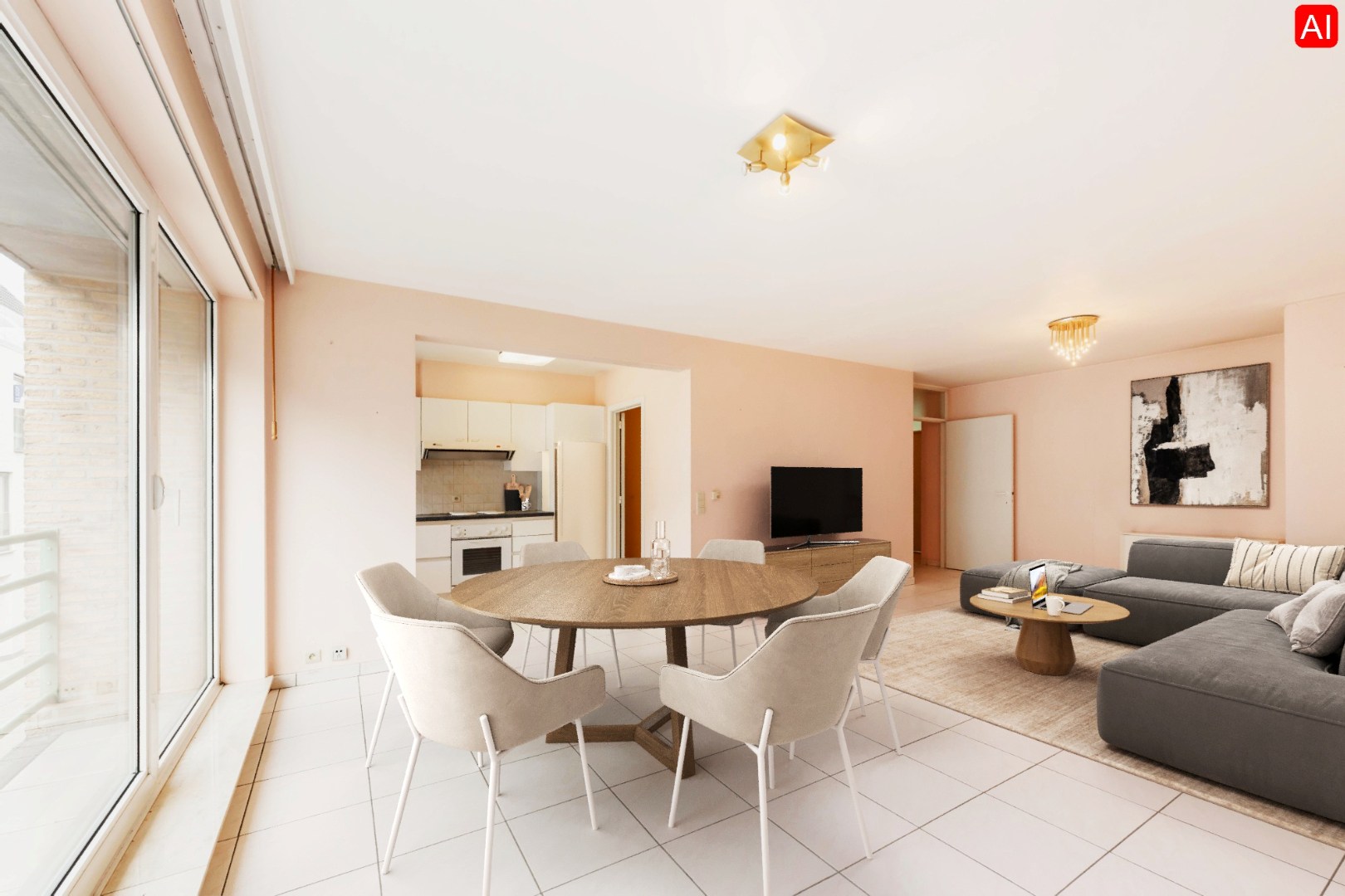 CENTRAAL GELEGEN APPARTEMENT (102 m²) MET 3 SLPKS | BERGING | AUTOSTAANPLAATS - foto 2