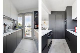 <p>Dit stijlvol en<strong> instapklaar appartement met twee slaapkamers </strong>is gelegen op de tweede verdieping van een kleinschalig gebouw op een <strong>zeer centrale ligging</strong> te Deurne!</p><p>Indeling: <br />Via de inkomhal betreden we het appartement, die toegang biedt tot de verschillende ruimtes. De lichtrijke leefruimte sluit naadloos aan op de<strong> moderne, volledig geïnstalleerde keuken</strong>, uitgerust met een oven, combi-oven, koelkast, inductiekookplaat en vaatwasser. Verder beschikt het appartement over een <strong>stijlvolle badkamer</strong>, een apart gastentoilet en een ruime, <strong>praktische berging</strong>. Aan de achterzijde van het appartement bevinden zich <strong>twee comfortabele slaapkamers</strong>, waarvan één kamer nog toegang biedt tot een terras. Tot slot beschikt het appartement over maar liefst<strong> twee private kelderbergingen</strong>.</p><p>Extra: <br />- EPC 114 kWh/m² jaar (Score B -> GEEN renovatieverplichting!)<br />- Elektriciteit conform<br />- Asbestveilig<br />- Rolluiken op zonne-energie<br />- Lift aanwezig in het gebouw<br />- Watertoets: perceelscore C, gebouwscore A. <br />- Woongebied, verdere stedenbouwkundige info in aanvraag<br />- Maatregelenregister in aanvraag</p><p>Nabij school, winkels, autosnelweg, openbaar vervoer, etc. Voor meer info ga naar www.coenenvastgoed.be of bel 03/375.82.92.</p>