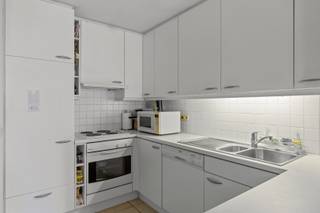 Au cœur du vieux Knokke se trouve ce très spacieux appartement d'une chambre de 73 m² situé au rez-de-chaussée. Le salon baigné de lumière s'ouvre...