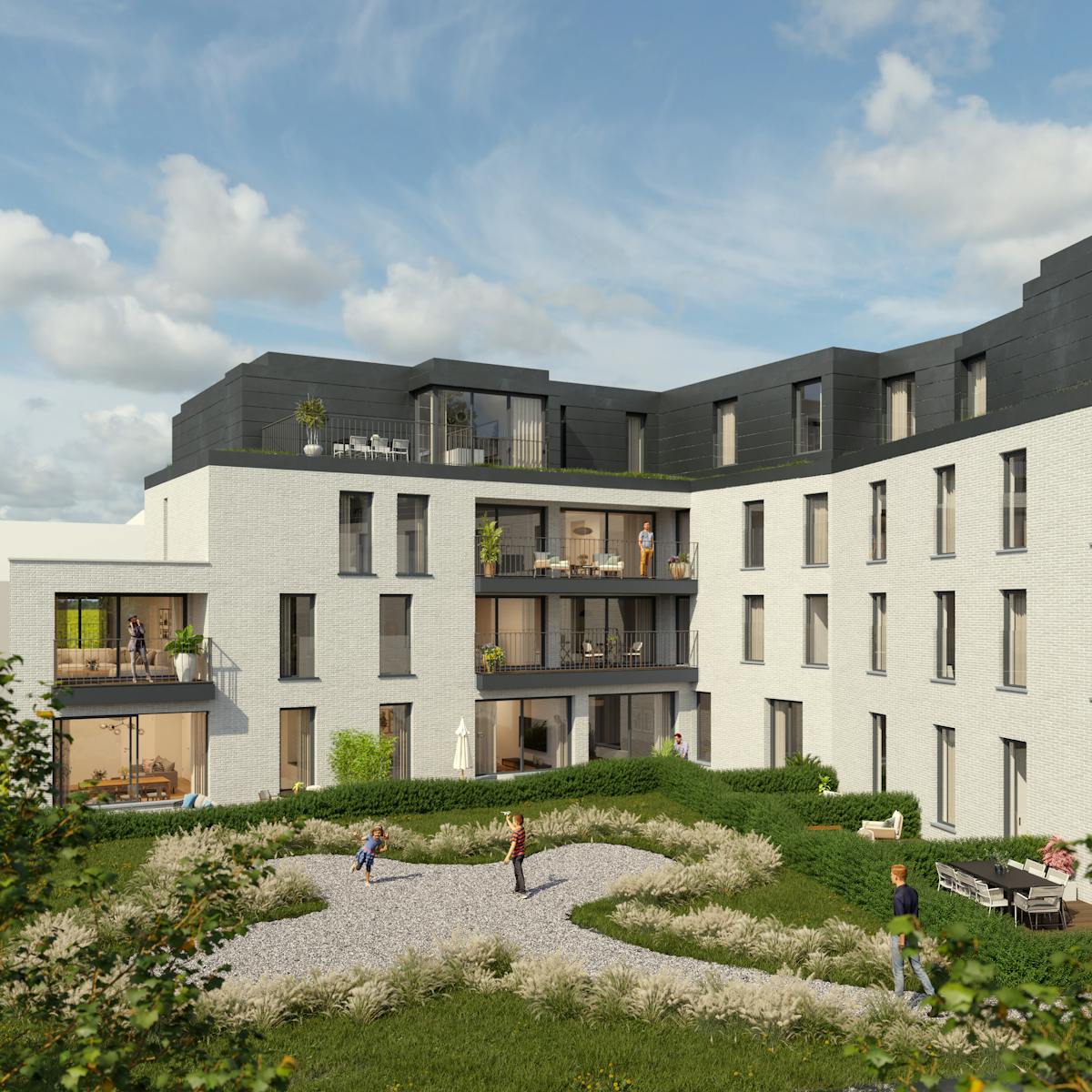 Local commercial (nouveau bâtiment) à vendre dans le projet Sint-Amandus à Zwevegem - photo 4