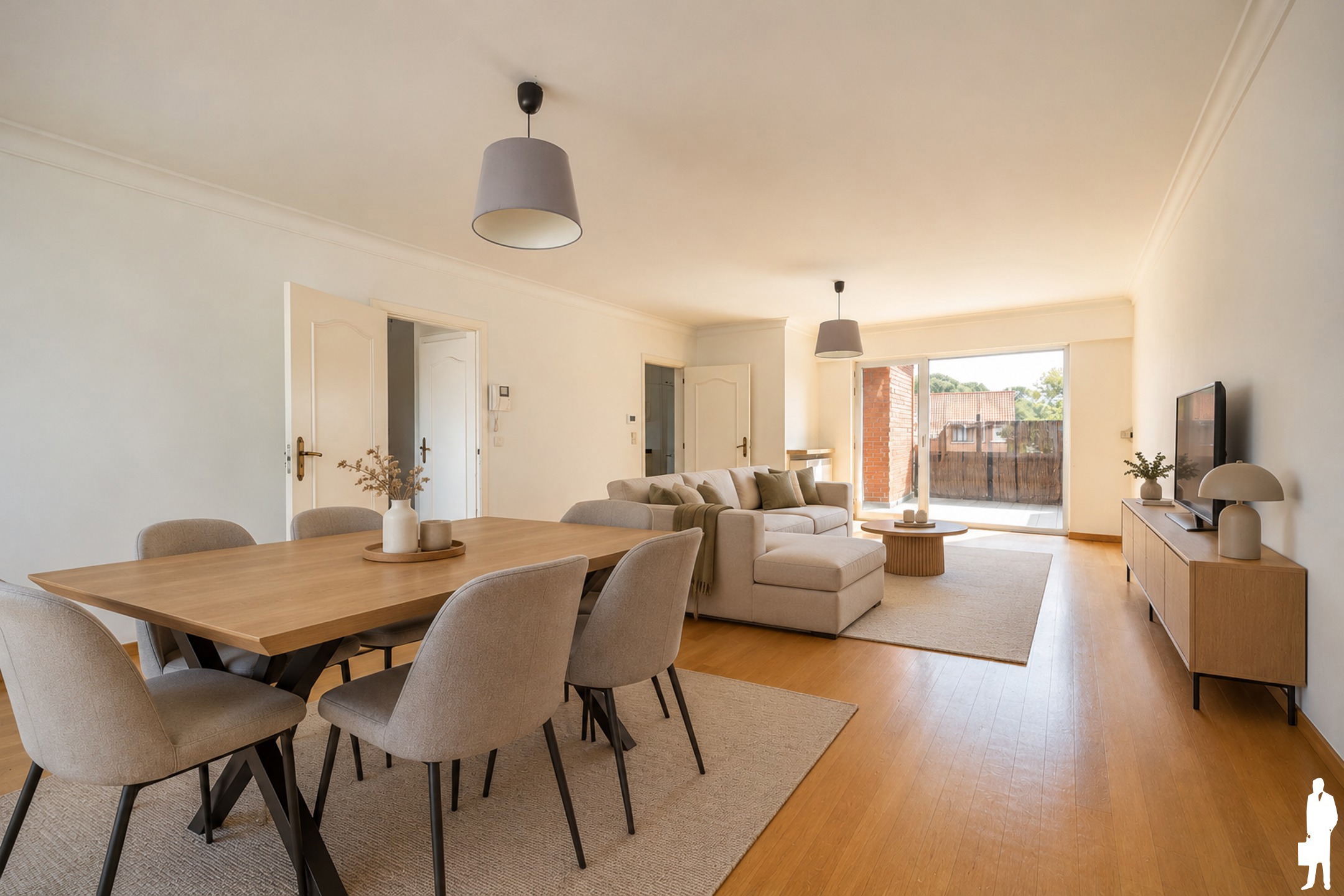 Duplex appartement met 2 terrassen en 2 staanplaatsen - foto 1