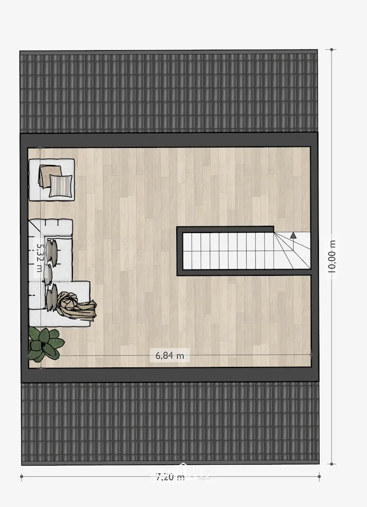 Nieuwbouwwoning met 3 slaapkamers, inpandige garage en uitbreidbare zolder in centrum Kemzeke - foto 5