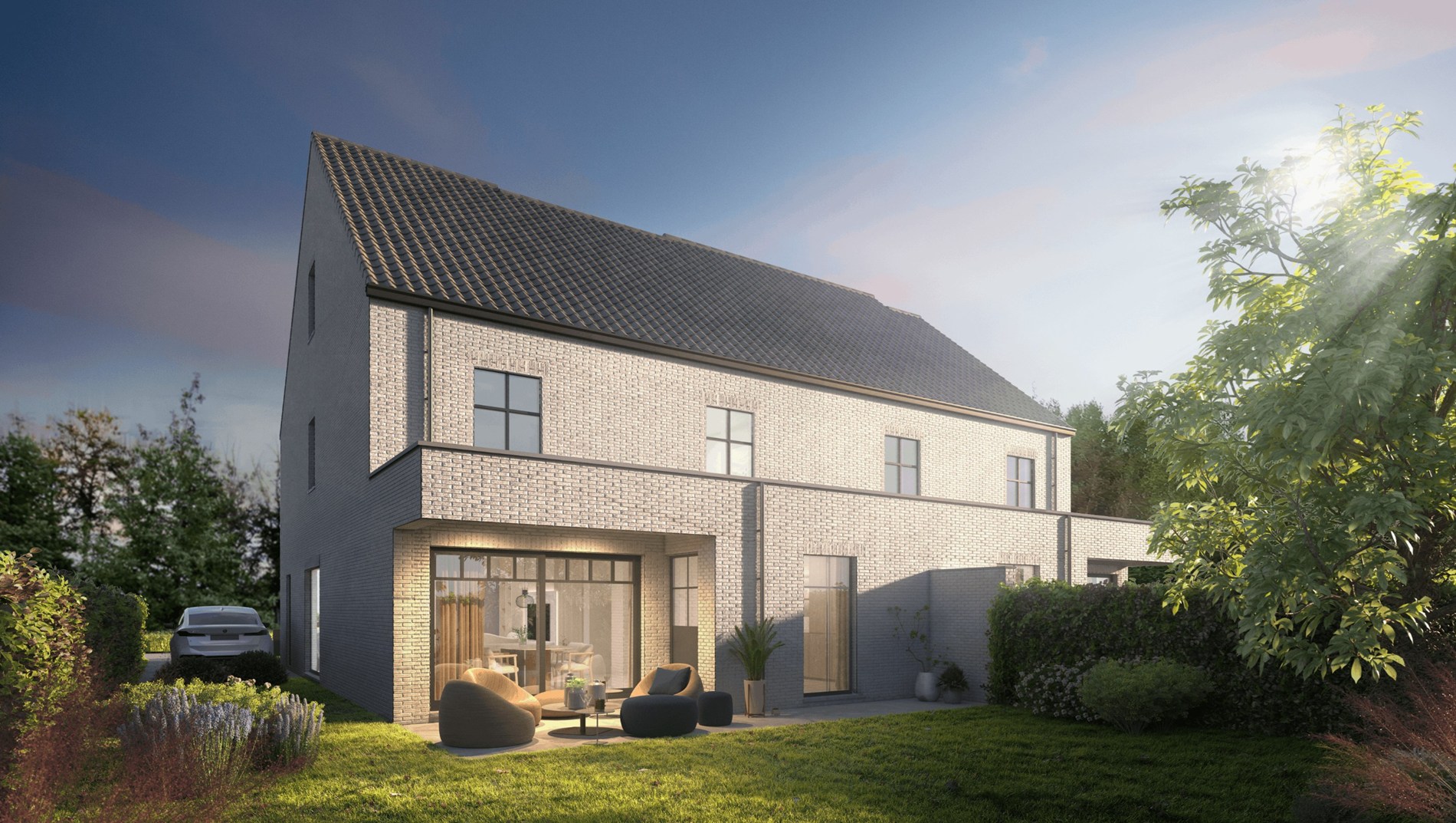 Sublieme halfopen nieuwbouwwoning met 4 slaapkamers en zonnige tuin op toplocatie in Kuringen - foto 4