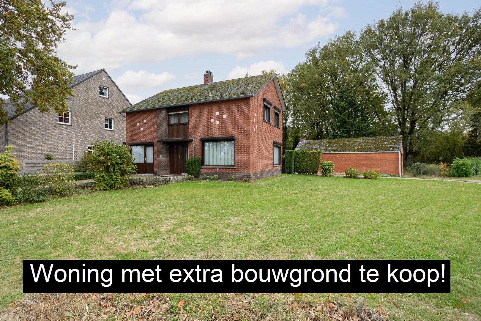 Woning met extra bouwgrond (open bebouwing) te koop! - foto 1