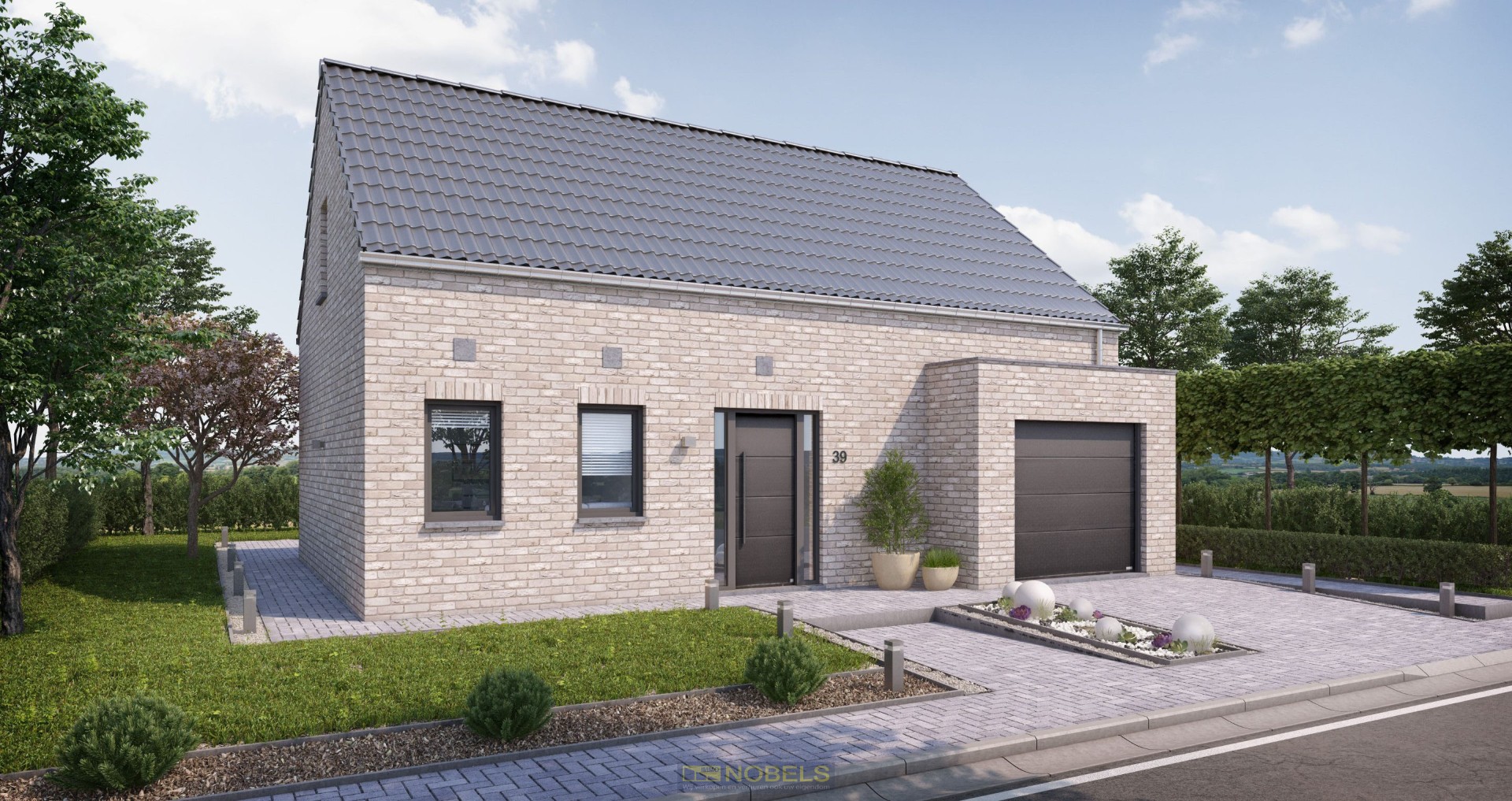 À vendre, nouvelle construction d’une maison 4 façades à Deux-Acren (Lessines). - photo 4