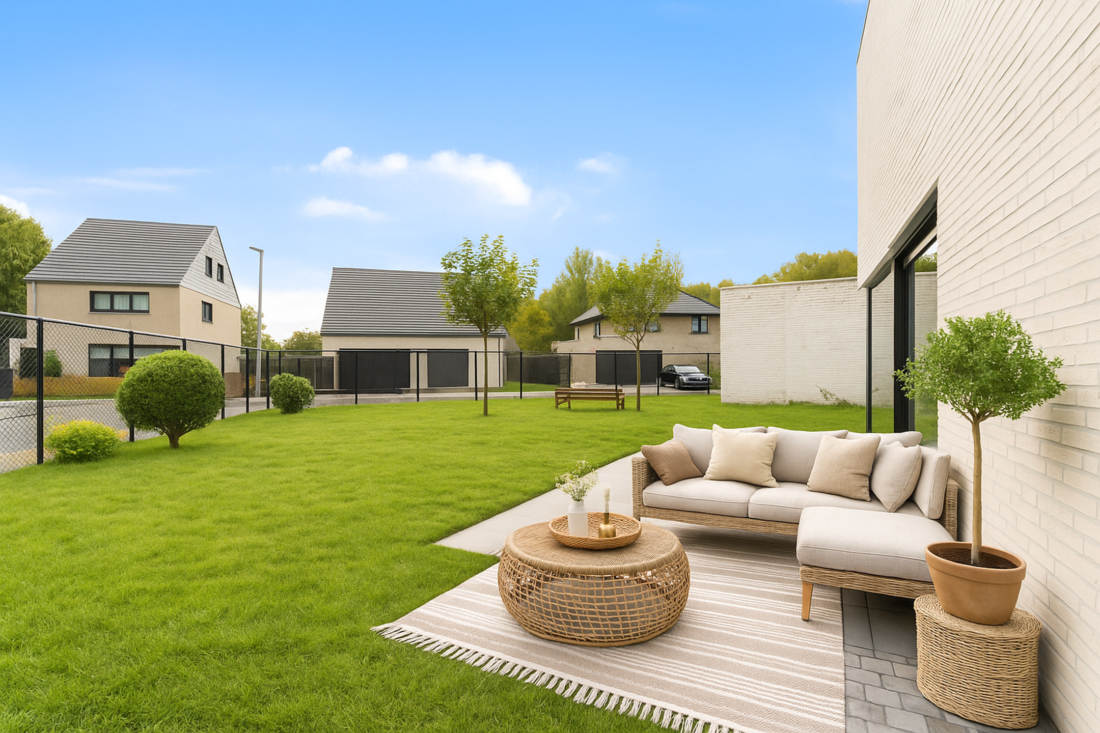 Nieuwbouwwoning met zonnepanelen, zuidgerichte tuin in Marke - foto 1