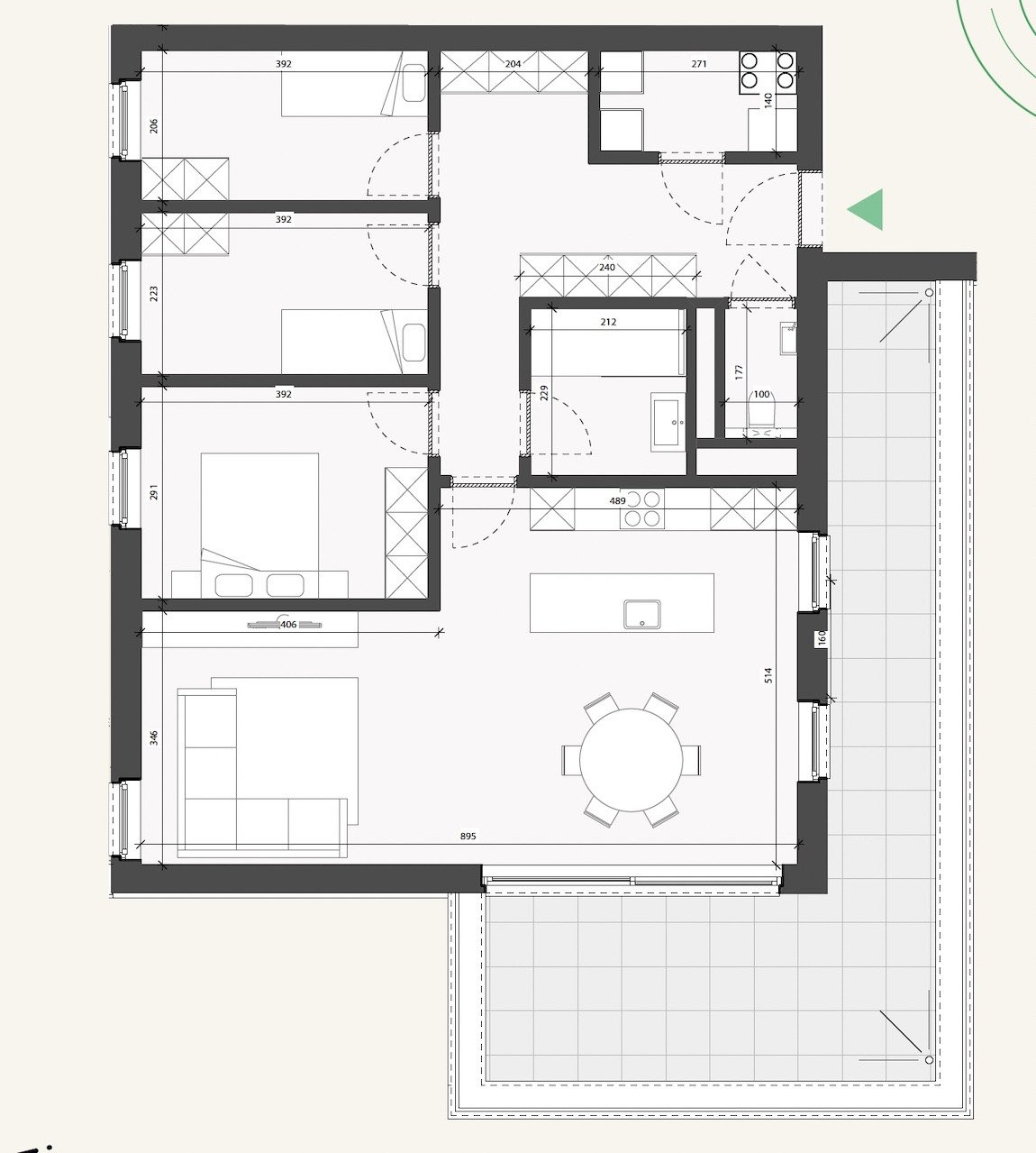 Apartment for sale in Malle with 3 bedrooms - photo 3