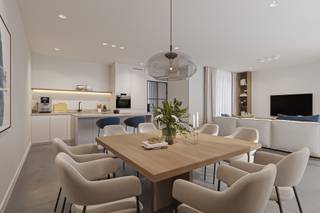 Deze strakke, minimalistische architectuurwoning wordt met haar residentieel karakter ondergedompeld in een gedetailleerde afwerkingsgraad waarvan...