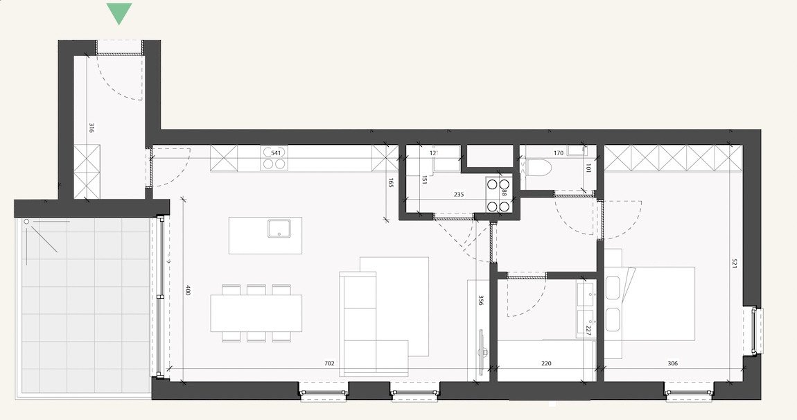 Apartment for sale in Malle with 1 bedroom - photo 4