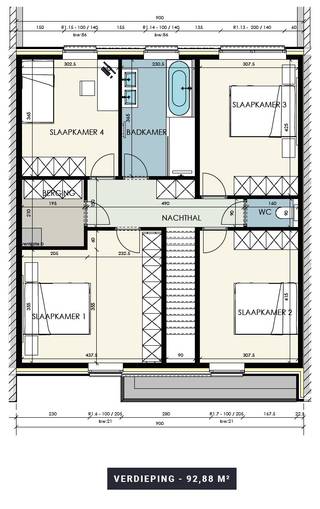 Deze energiezuinige moderne woning met een E-peil lager dan 20 (energielabel A) ligt tussen de Steenstraat en de Kapellestraat in een...