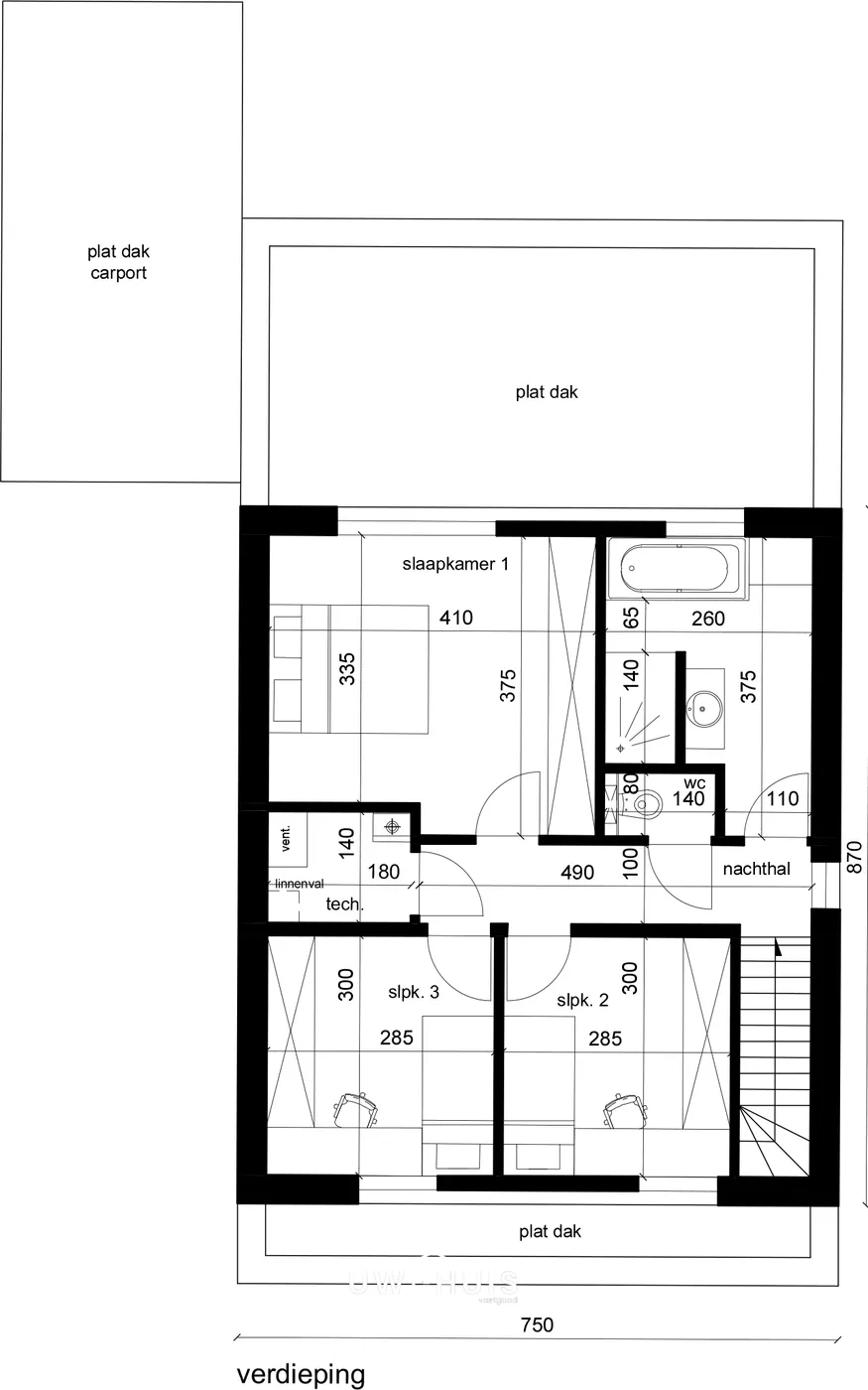 NIEUWBOUW OB UITSTEKENDE LOCATIE + BOUWGROND VAN 763 M2  - foto 4
