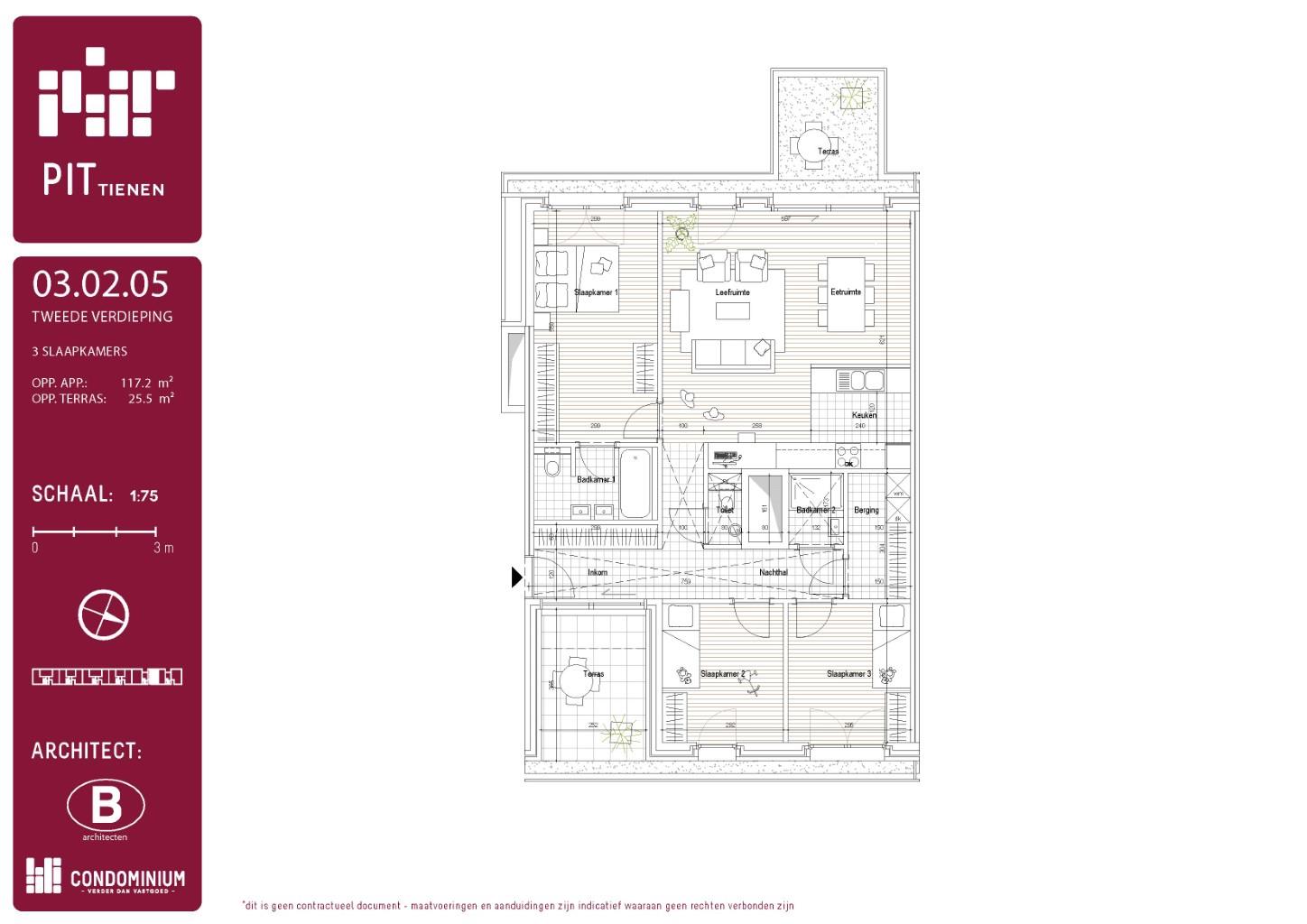 Appartement te koop in Tienen met 3 slaapkamers - foto 1